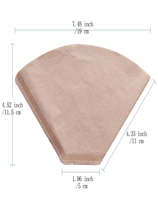 Sanwior Cone Coffee Filters #4, Coffee Filters 4 Cone Paper Unbleached, Number 4 Coffee Filter 8-12 Cup, Size 4 Paper Filter, Compatible with Ninja Coffee Maker and Cuisinart Coffee Maker, 100 Count - Image 3